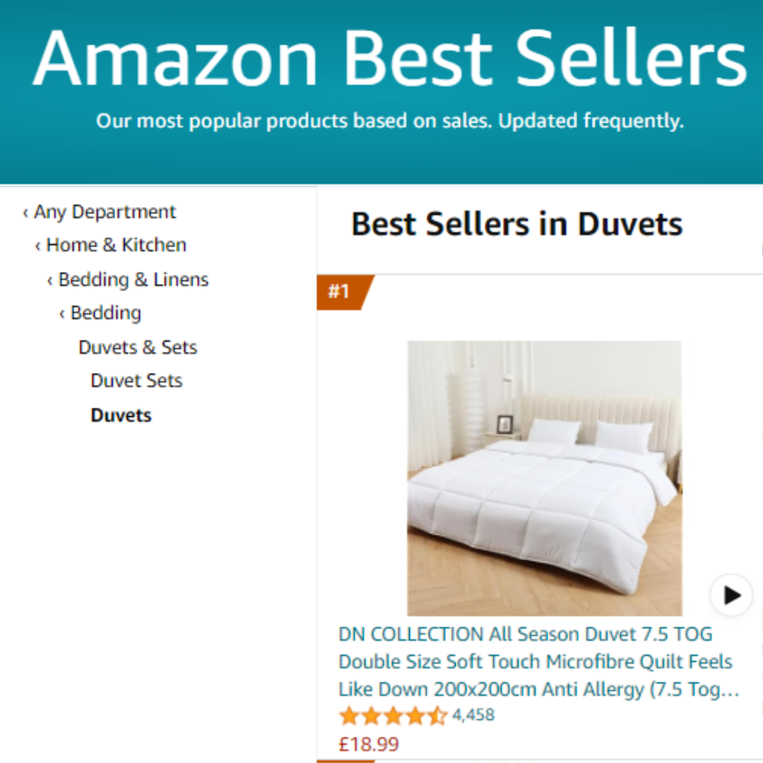 Summer duvet UK,Best summer duvet UK,,Cool duvet UK,Lightweight duvet UK,Breathable duvet UK,DN Collection summer duvet Amazon UK,#1 best-selling summer duvet Amazon UK