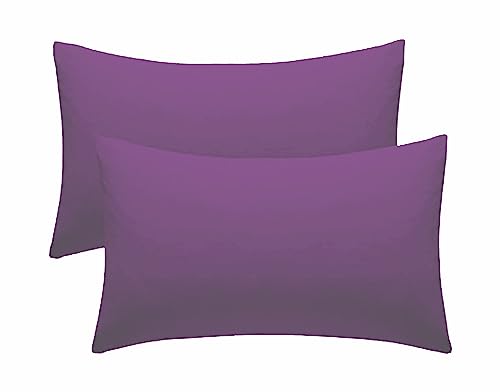 Purple Pillow Covers Poly Cotton