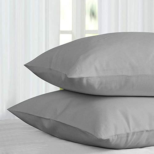 Gray Pillow Covers Poly Cotton