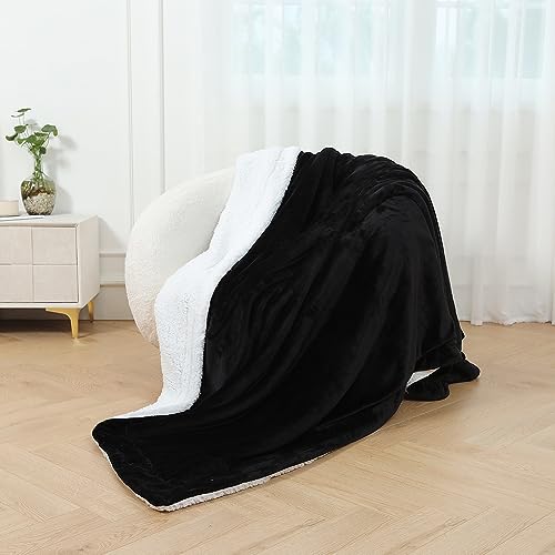 Sherpa Blanket Fleece Bed Throw Single Double & King size