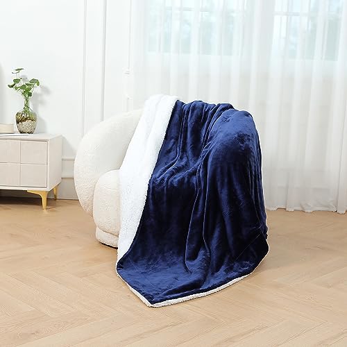 Sherpa Blanket Fleece Bed Throw Single Double & King size