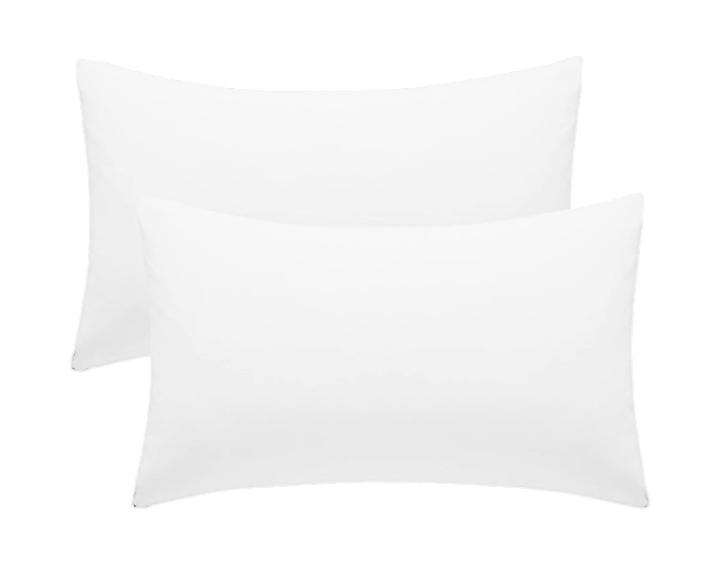 White Pillow Covers Poly Cotton