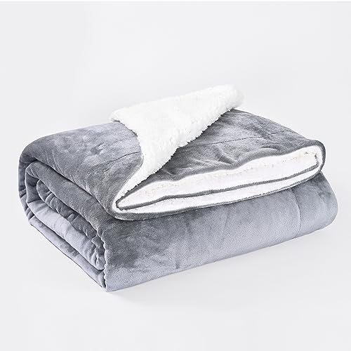 Sherpa Blanket Fleece Bed Throw Single Double & King size