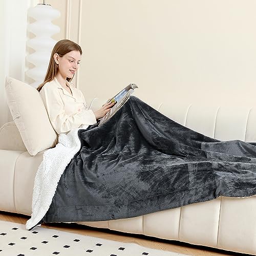 Sherpa Blanket Fleece Bed Throw Single Double & King size