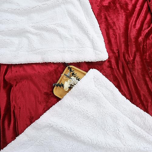 Sherpa Blanket Fleece Bed Throw Single Double & King size