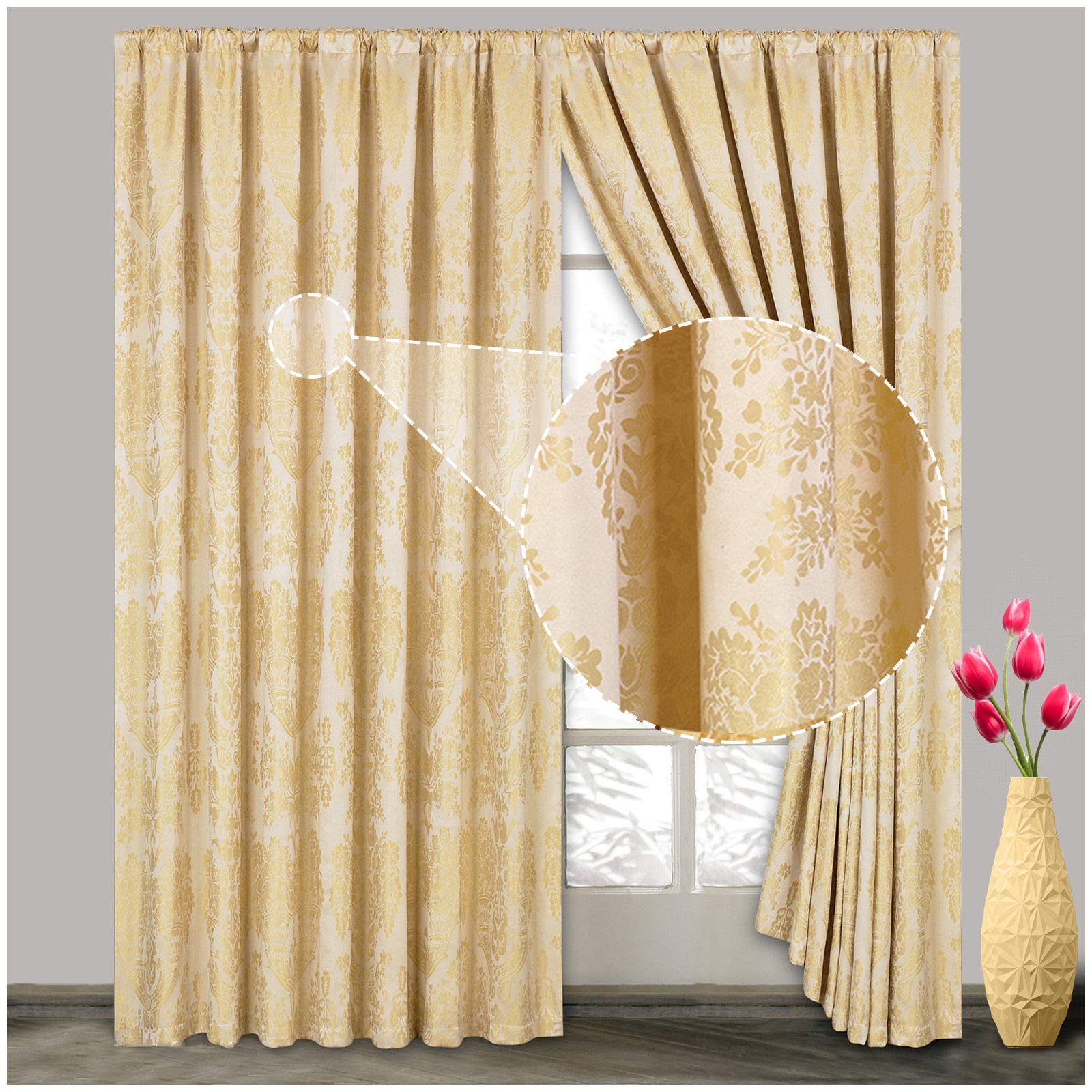 Jacquard Bedroom Curtains