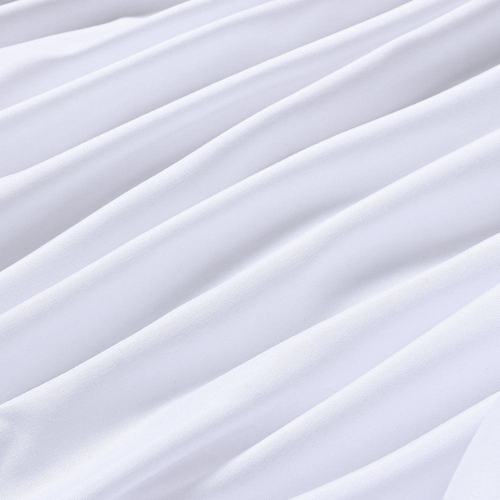 White Pillow Covers Poly Cotton