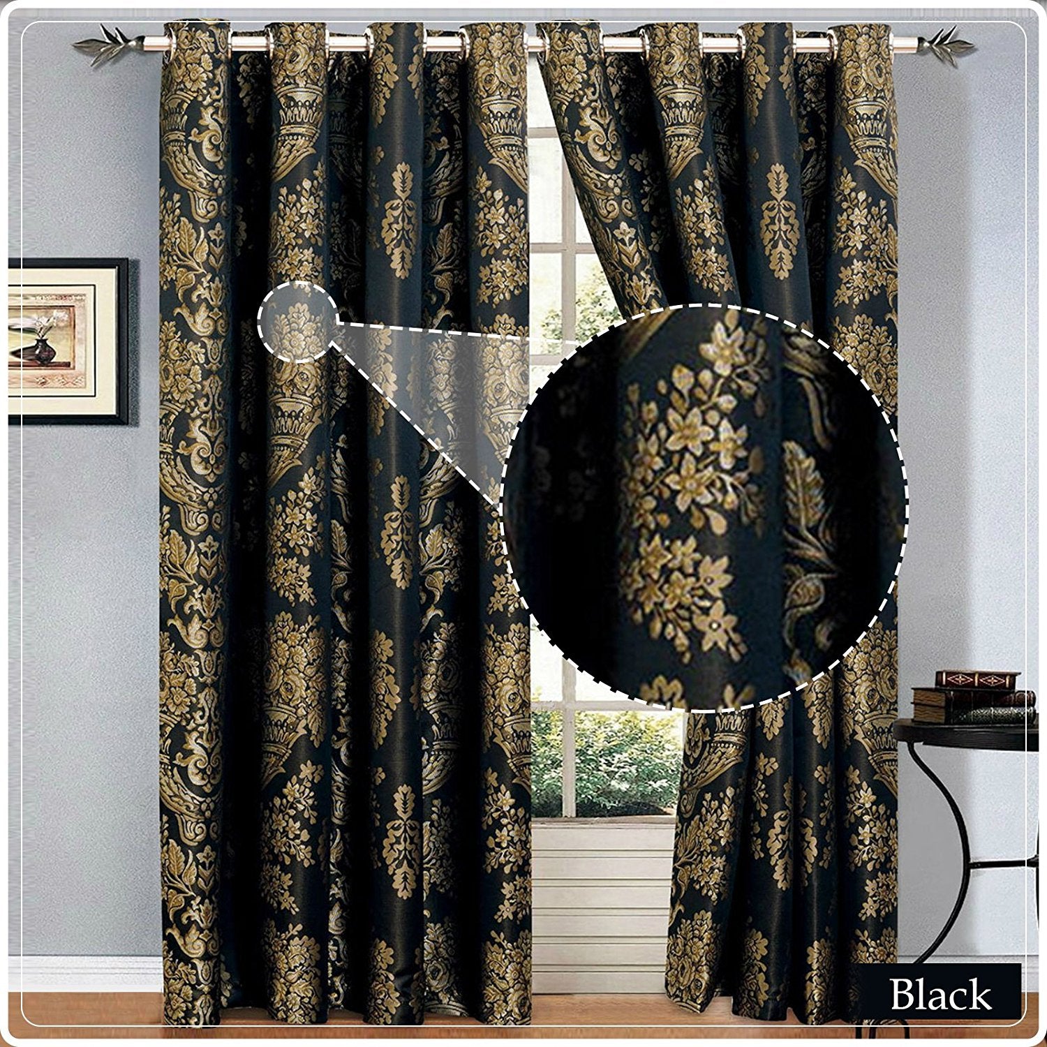 Jacquard Bedroom Curtains