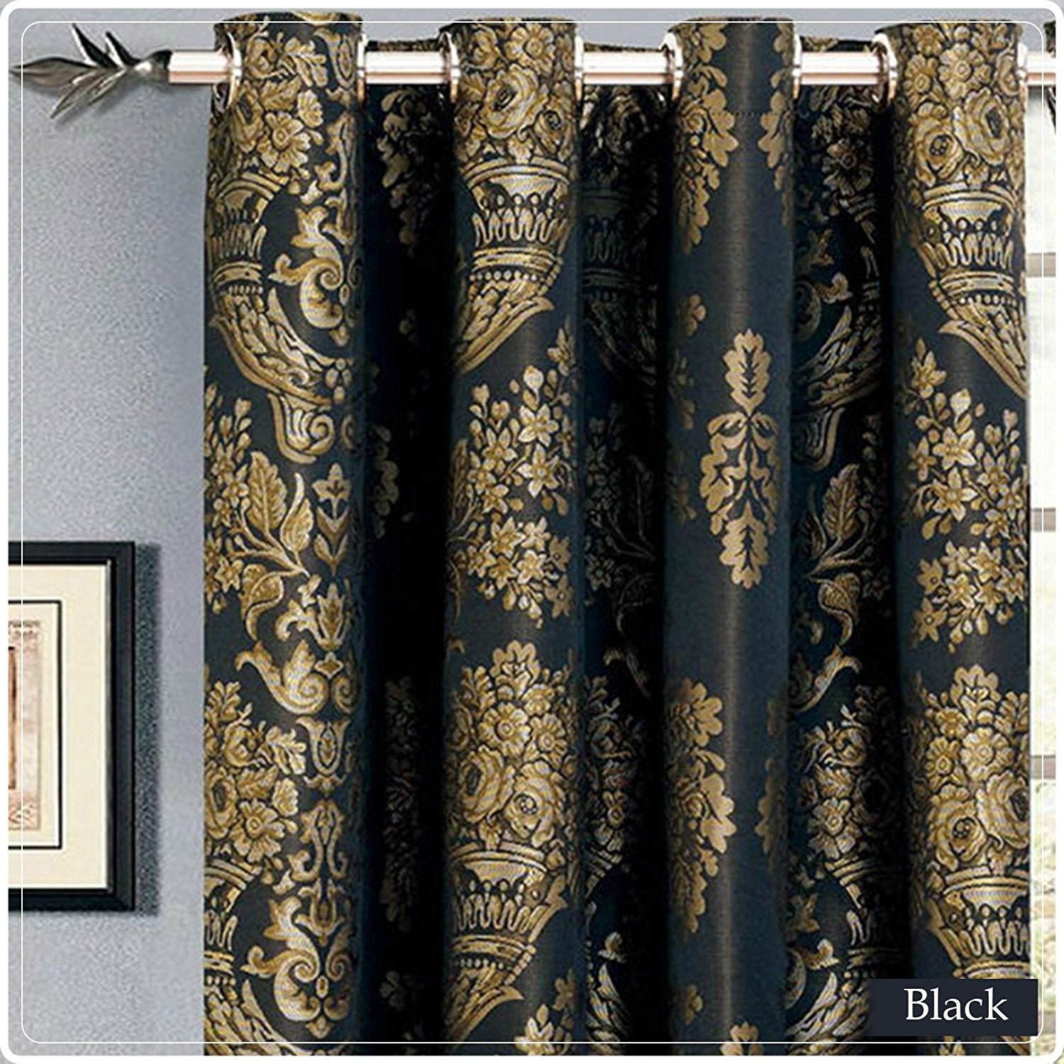 Jacquard Bedroom Curtains