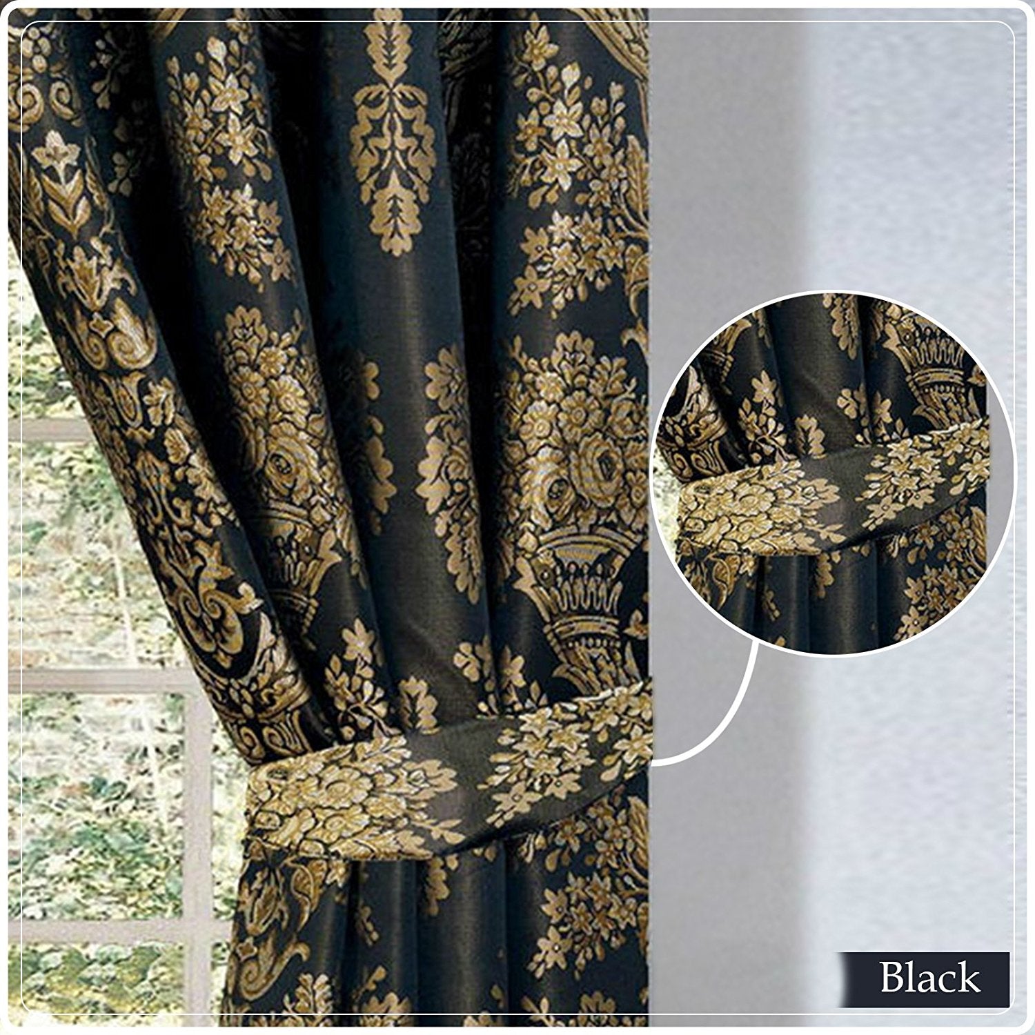 Jacquard Bedroom Curtains