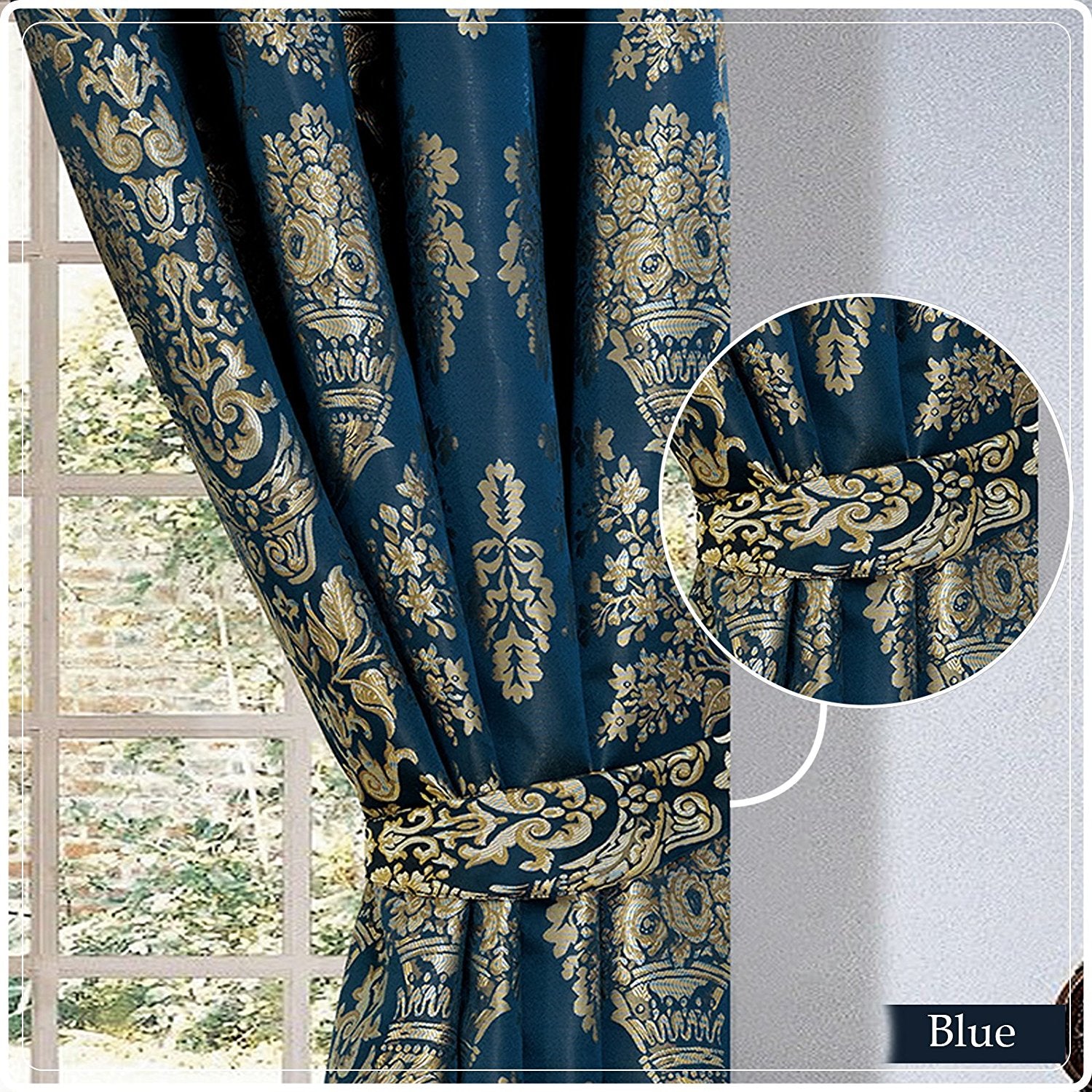 Jacquard Bedroom Curtains