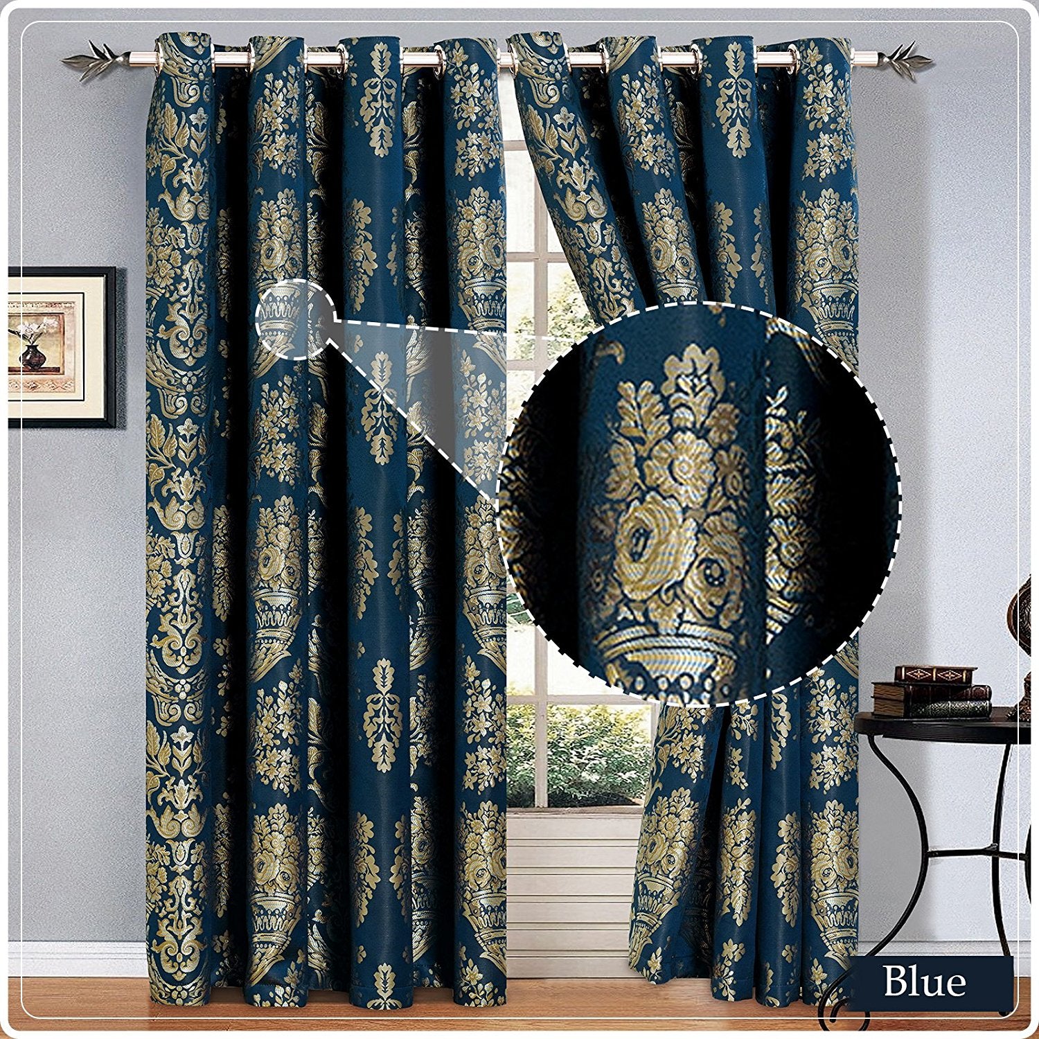 Jacquard Bedroom Curtains