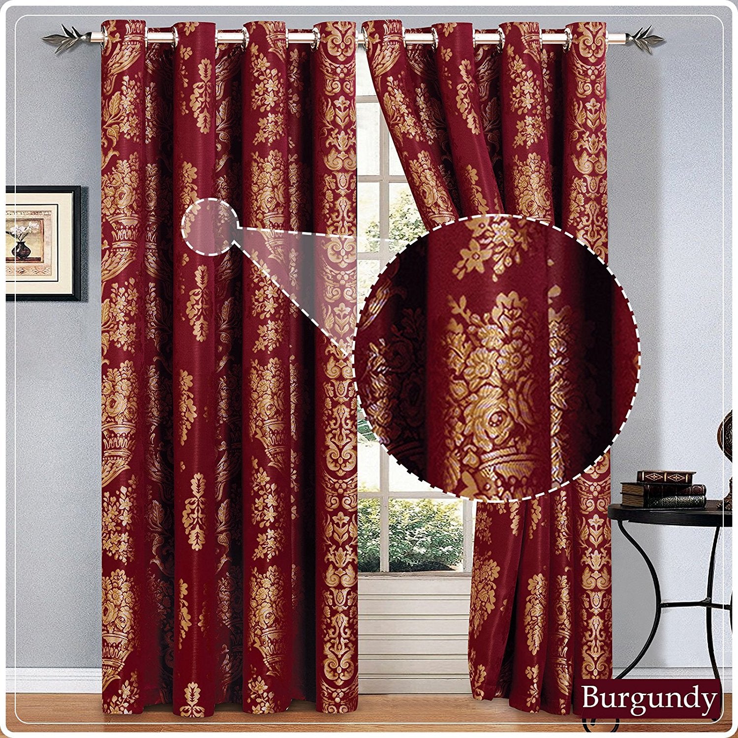 Jacquard Bedroom Curtains