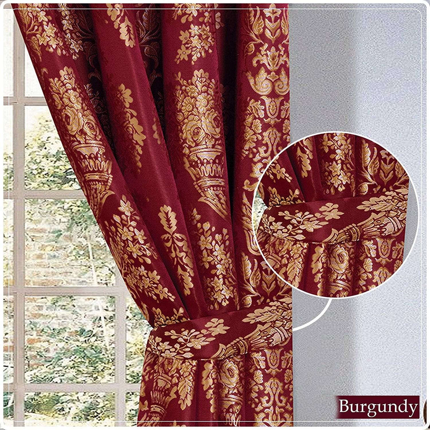 Jacquard Bedroom Curtains