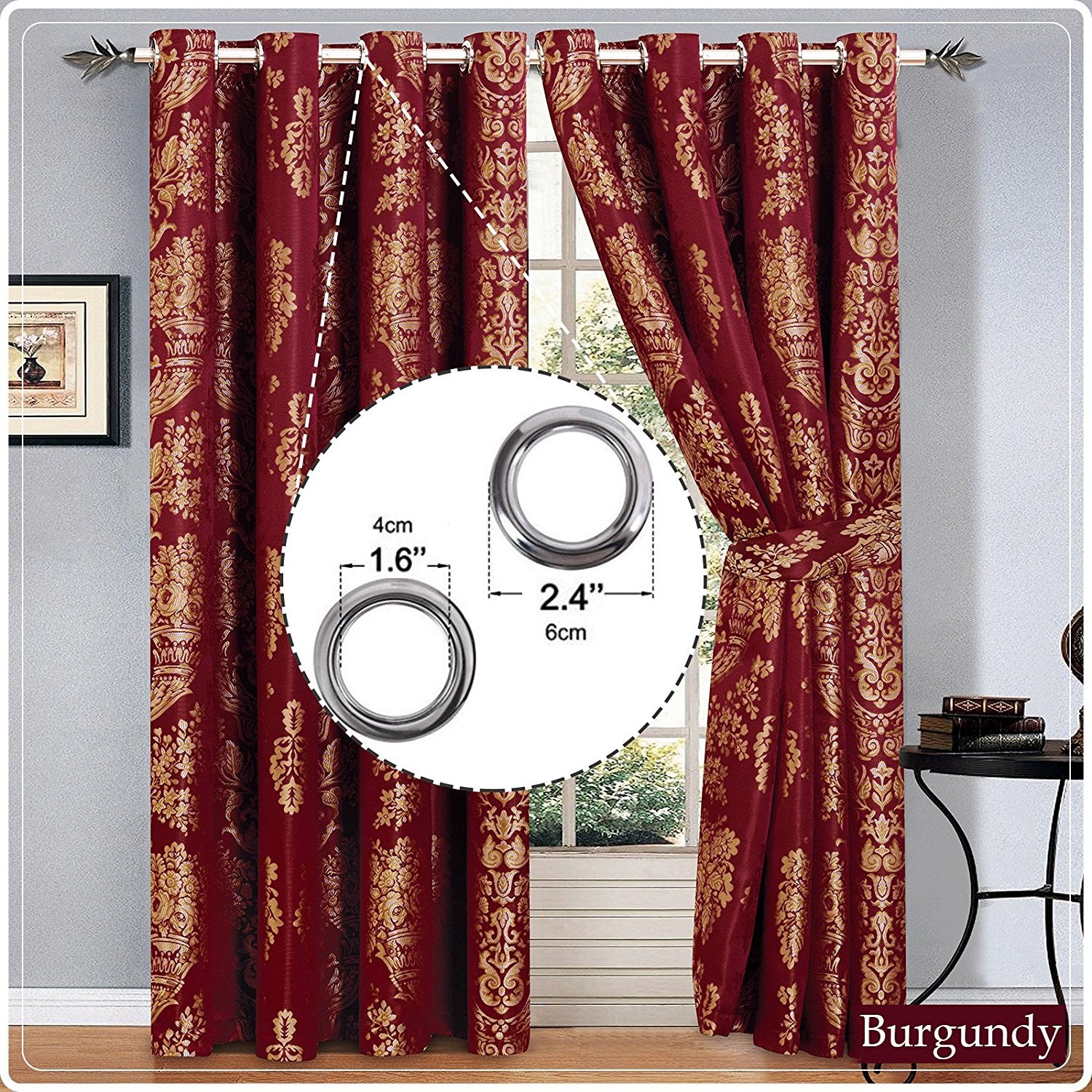 Jacquard Bedroom Curtains