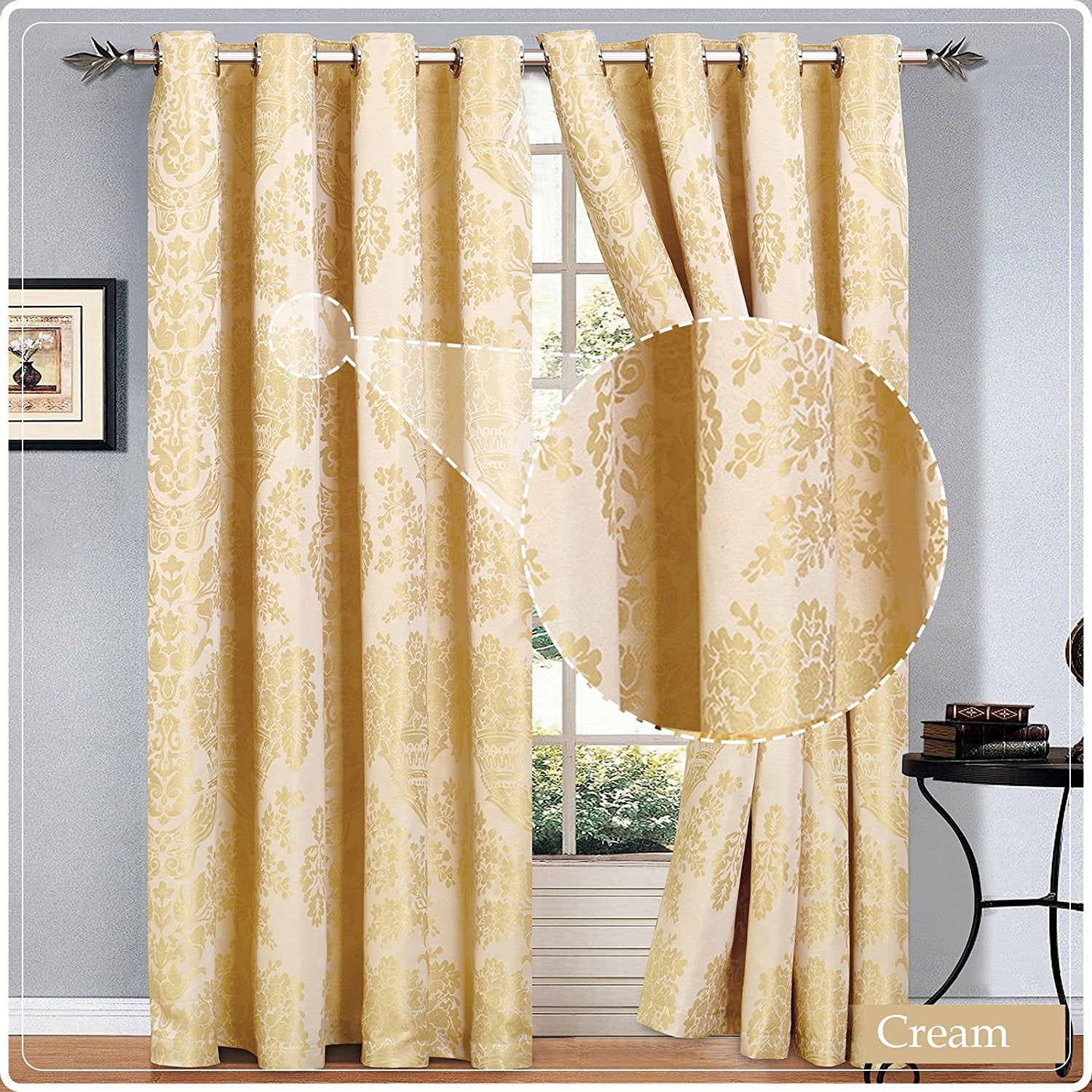 Jacquard Bedroom Curtains