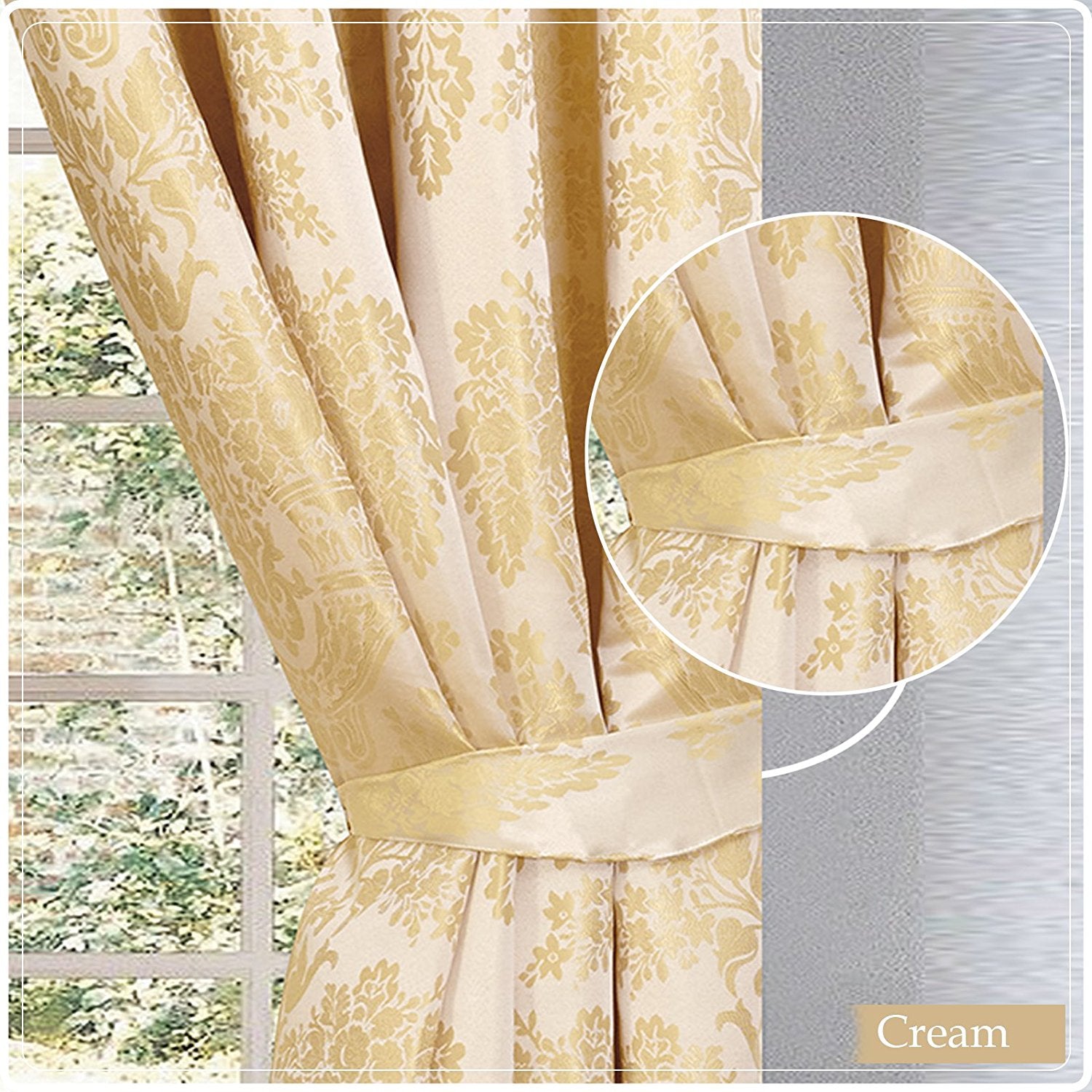 Jacquard Bedroom Curtains