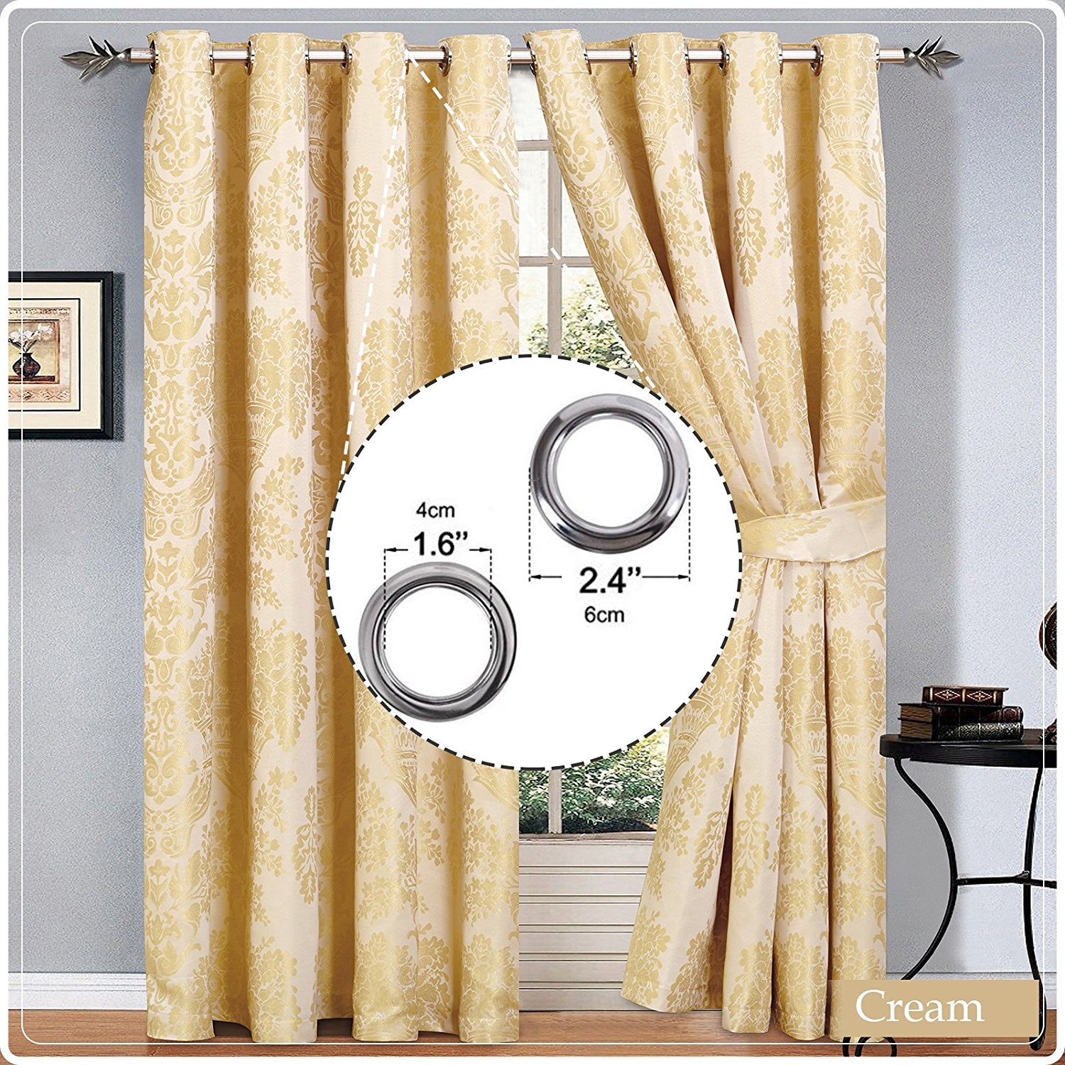 Jacquard Bedroom Curtains